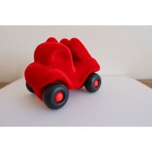 Rubbabu Firetruck Fireman Little Engine Rubba Baby Toy